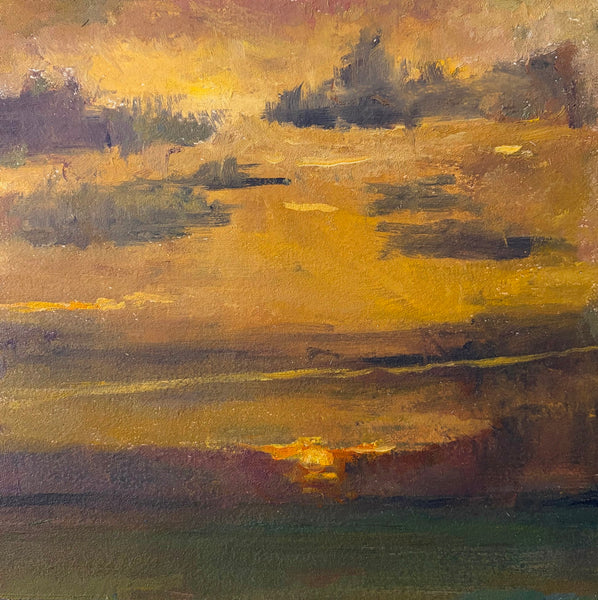 Sean Sauer: Sunset with Purple Clouds