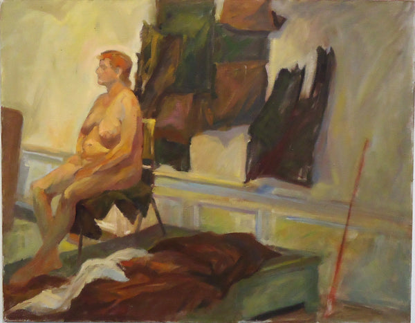 Studio Study #2, oil on canvas painting by Philadelphia artist Patricia Traub