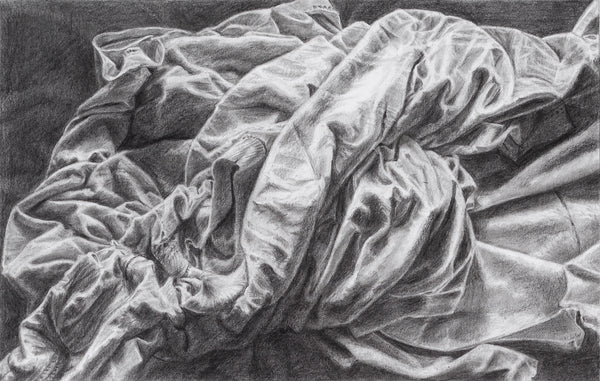 Labyrinth, graphite drawing by Cerulean Arts Collective member Kathleen Wert.