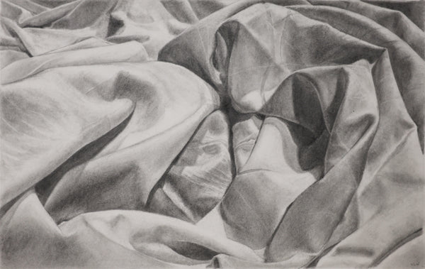Vanish, graphite drawing by Cerulean Arts Collective member Kathleen Wert.