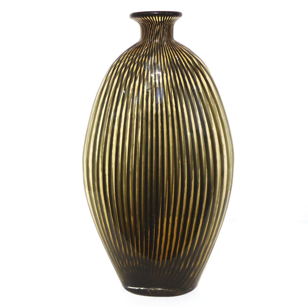 Green Stripe Vase