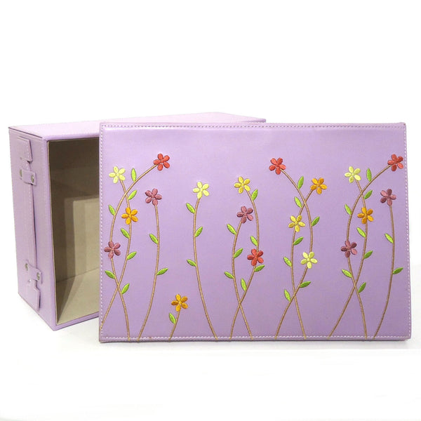 Embroidered Storage Box, Large