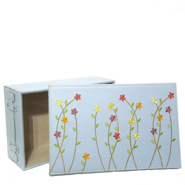 Embroidered Storage Box, Small
