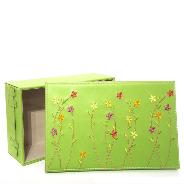 Embroidered Storage Box, Small