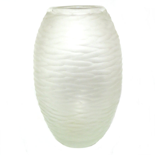 Frosted Ripple Vase
