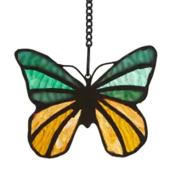 Stained Glass Butterfly - Green