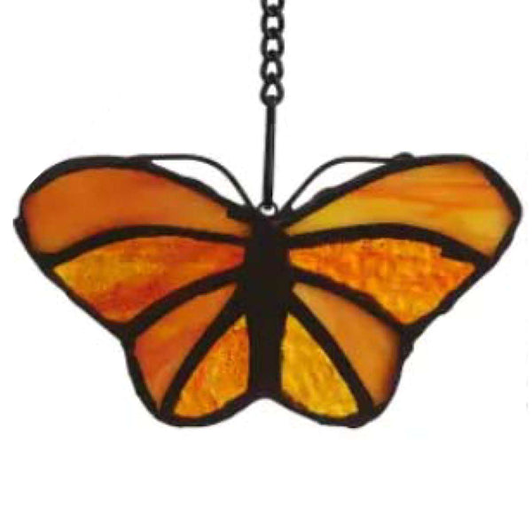 Stained Glass Butterfly - Orange