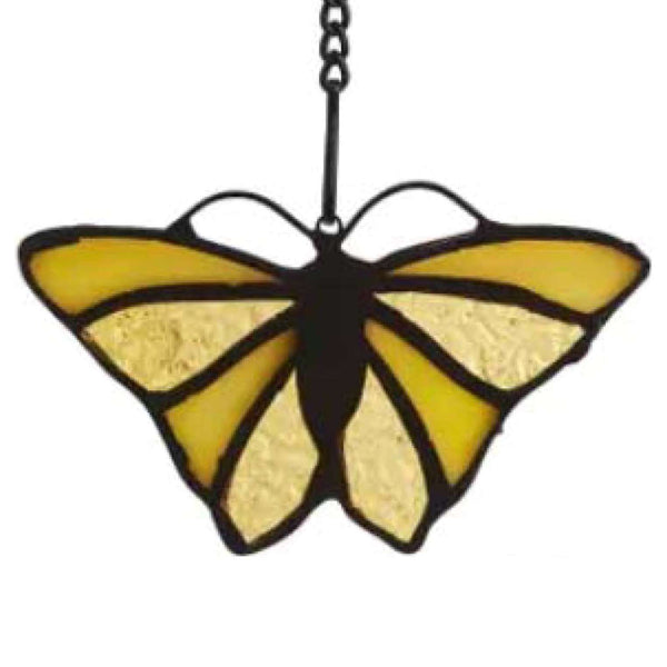 Stained Glass Butterfly - Yellow