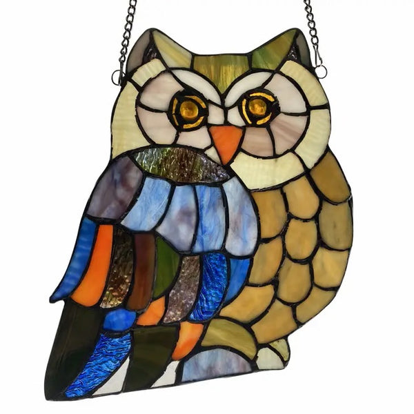 Stained Glass Hoot Owl