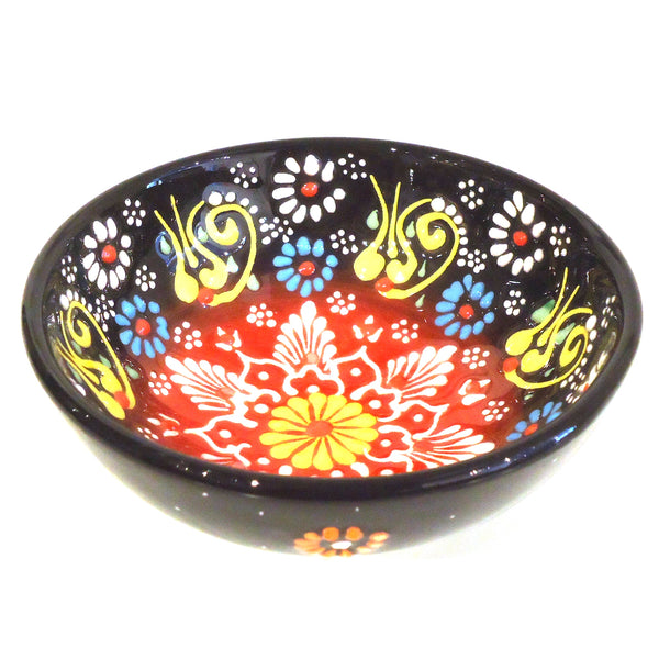 Embossed Ceramic Bowl - Black