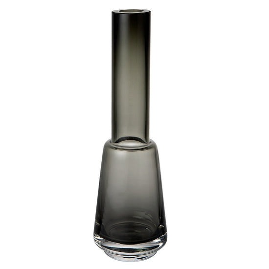Beaker Glass Vase - Smoke