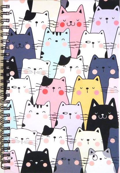 Hardcover Journal - Kawaii Cats
