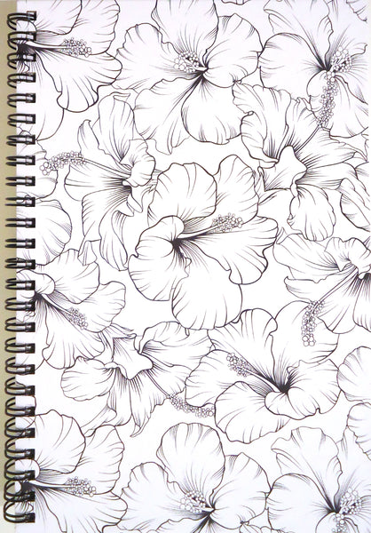 Hardcover Journal - Line Drawn Flowers