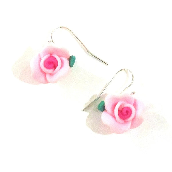Rose Bead Earrings