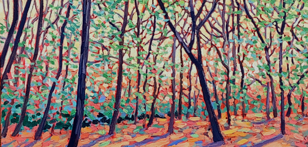 Laura Eyring:  Fall Forest Sketch