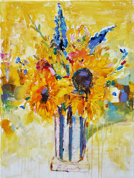 Bruce Garrity: Bouquet with Sunflowers