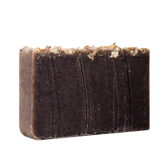 All-natural soap scented with lavender essential oil available at Cerulean Arts.