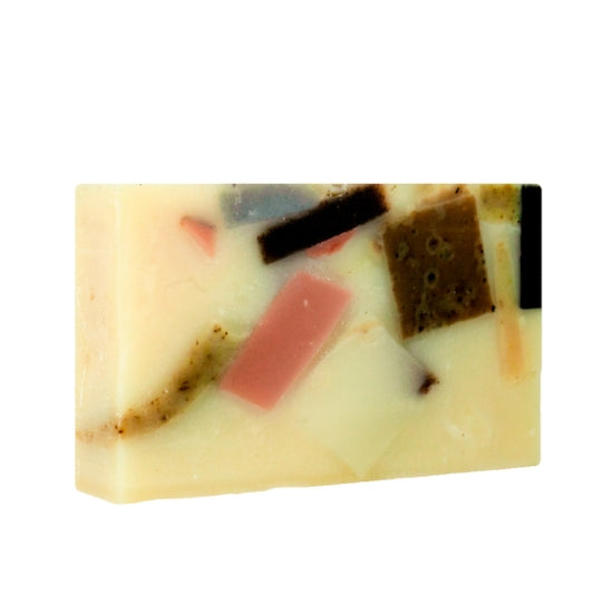 All-natural soap scented with peppermint and lavender oils available at Cerulean Arts.